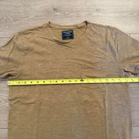 abercrombie & fitch leaf print pocket tshirt - Picture 6 of 8